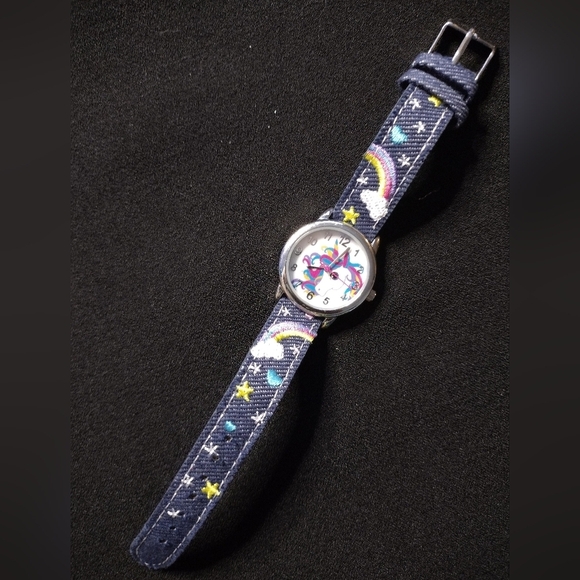 Accutime Colorful Rainbow Unicorn Pattern Watches Set - Picture 10 of 12